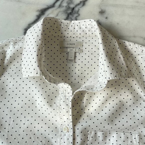 J. Crew Polka Dot Button Down Shirt - Picture 7 of 13